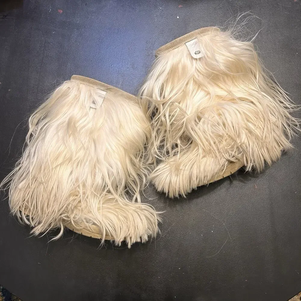 Tecnica Mongolian Real Fur Boots Size US 8 #Winter #Skiing Boots Made In Italy - Picture 1 of 7